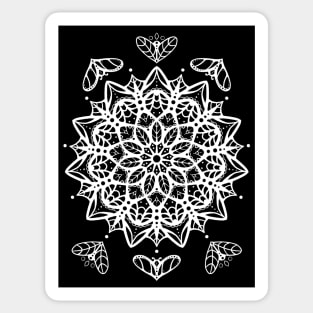 Fleeting Heart Mandala Sticker